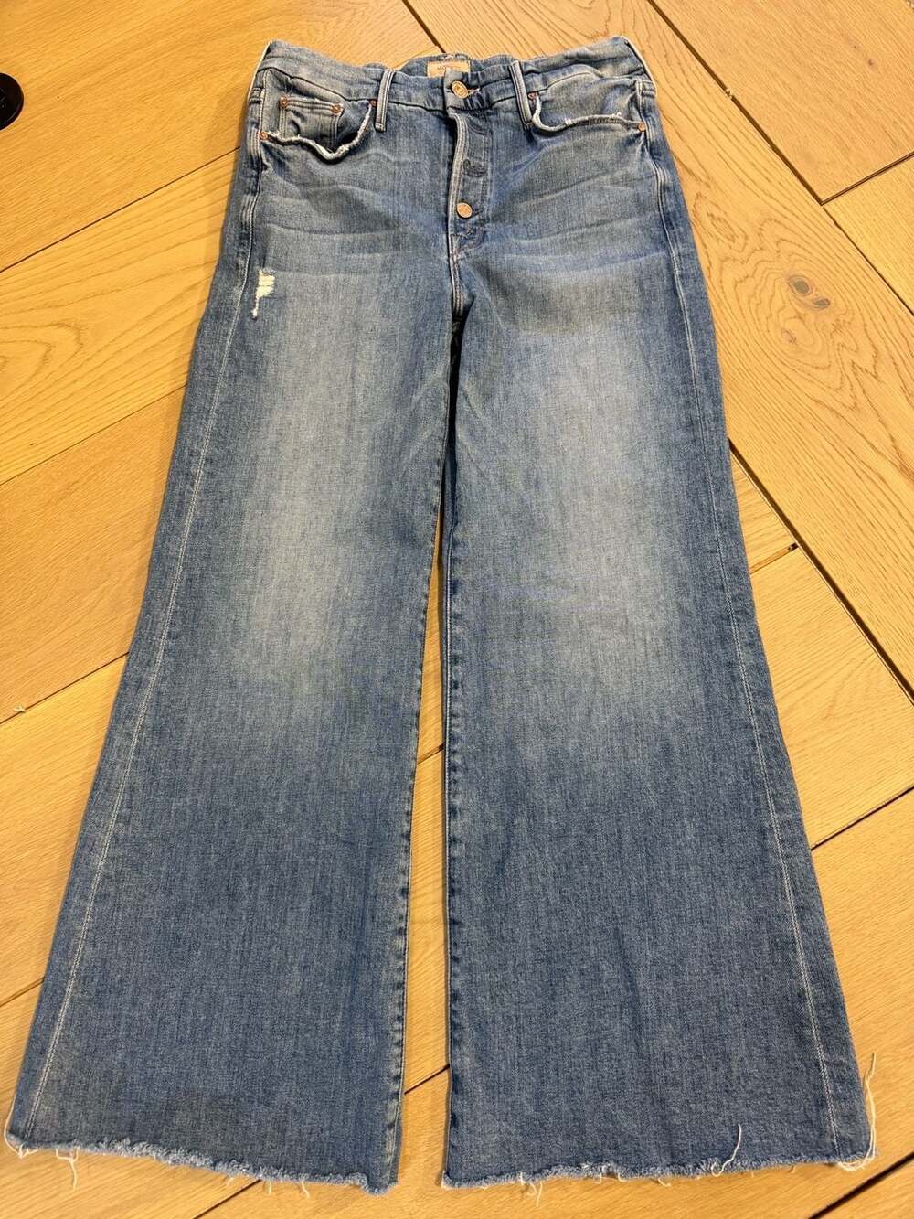MOTHER The Pixie Roller Ankle Fray Jeans Size 28